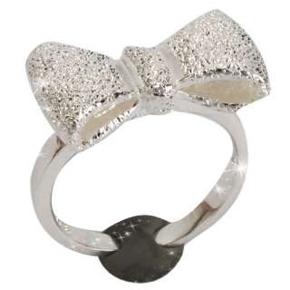 Charming Fashion Exquisite Bowknot Style Adjustable Ring ring  
