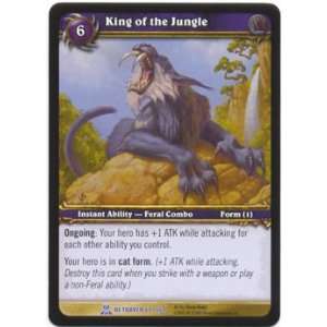  King of the Jungle RARE #41   World of Warcraft TCG 
