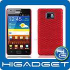 Red Mesh Hole Back Cover Hard Case for