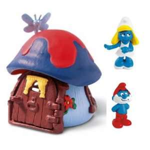    Smurf Figures Play Time Cottage Set of 3 Toys Toys & Games