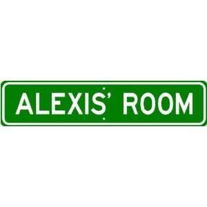   ALEXIS ROOM SIGN   Personalized Gift Boy or Girl, Aluminum Sports
