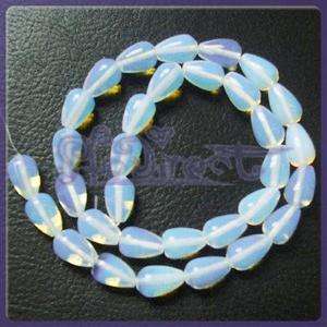 8x12mm TEAR DROP SHAPE Opal Opalite Gem Beads 15inch  