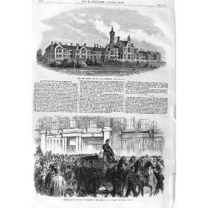  1866 Lunatic Asylum Dartford Funeral Fire Brigade