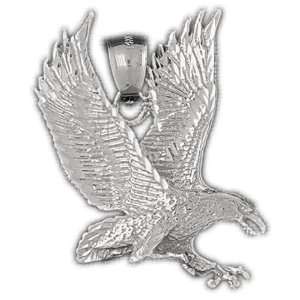    CleverSilvers Sterling Silver Pendant Eagle CleverSilver Jewelry