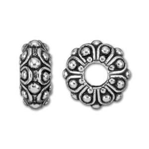  Antique Silver Plated Pewter Casbah EuroBead Arts, Crafts 