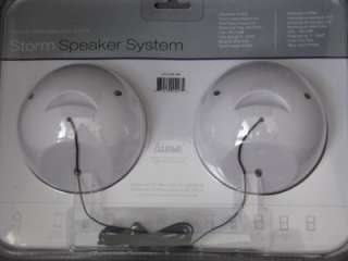 NEW WHITE IWAVE STORM 2W SPEAKER SYSTEM IPOD STEREO  