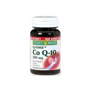  Co Enzyme Q 10 Softgel 200mg Nby Size 30 Health 
