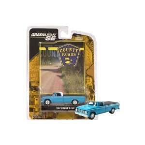  1965 Dodge D 100 Truck 1/64 Blue Toys & Games