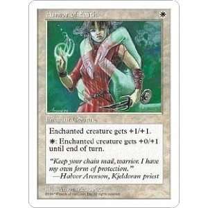 Armor of Faith Playset of 4 (Magic the Gathering  5th Edition Common)
