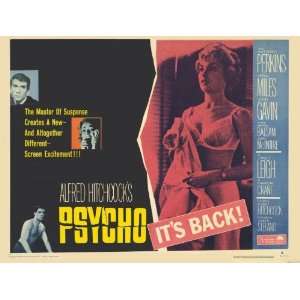  Psycho Movie Poster (11 x 14 Inches   28cm x 36cm) (1969 