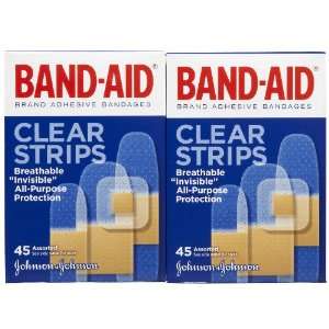  Band Aid Comfort Flex Clear Bandages   2 pk    Health 