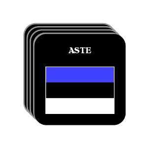  Estonia   ASTE Set of 4 Mini Mousepad Coasters 