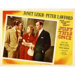 1952 Just This Once 11 x 14 Movie Poster   Style D 