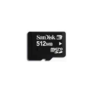  SanDisk TransFlash Memory Card (512 MB) with SD adapter 