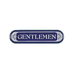  Gentlemen Mens Room Porcelain Tin Sign