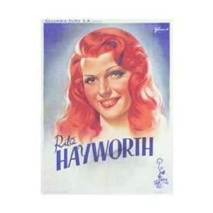 Hayworth Rita by Unknown 11x17