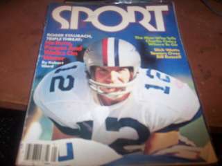 Sport Magazine 1/1977 Roger Staubach Dallas  