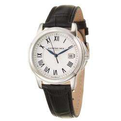   Tradition Stainless Steel and Leather Quartz Watch  