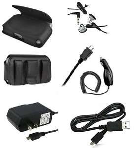 PC ACCESSORY KIT SET HEADSET CASE CAR CHARGER FOR VERIZON SAMSUNG 