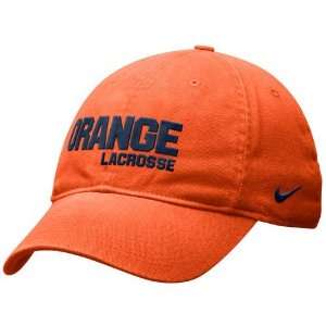  Nike Syracuse Orange Orange Lacrosse Swoosh Slouch Flex 