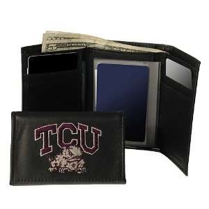  TCU Horned Frogs Wallet Embroidered Trifold Sports 