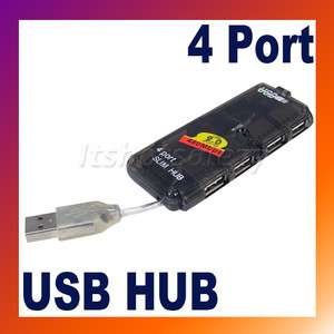 Port Mini USB 2.0 HUB 480 Mbps High Speed  