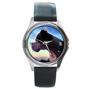  Boxer 39 Round Leather Watch CC0673 
