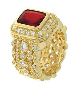 Charles Winston Created Ruby Eternity Ring  