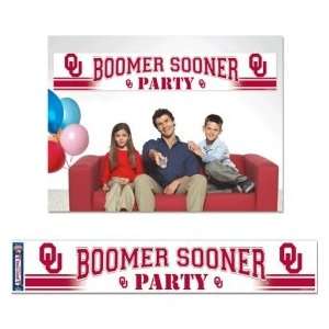  Oklahoma Sooners Party Banners