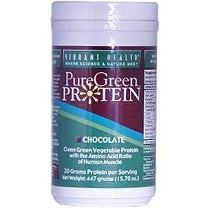  Vibrant Health, PureGreen Protein, Chocolate, 15.76 oz 