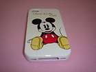 Disney Classic Mickey Mouse iPhone 4 4S 4G 4GS Hard Silicone Gummy 