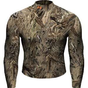 Mens ColdGear® Camo Mock Tops by Under Armour  Sports 