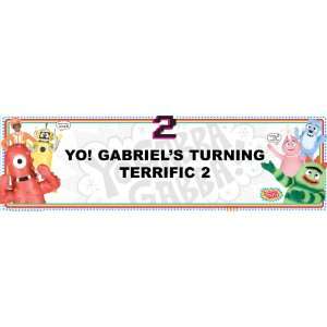  Yo Gabba Gabba 2nd Personalized Birthday Banner Medium 24 