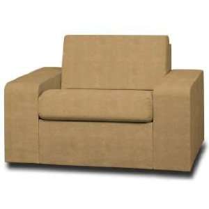  Mission Buff Faux Leather Ray Chair And Half