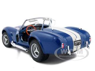 1965 SHELBY COBRA 427 BLUE 124 DIECAST MODEL CAR  
