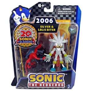 Sonic the Hedgehog 20th Anniversary 3 inch Modern Silver Action Figure 