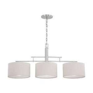  Nuvo 60/4883 Percussion Brushed Nickel Three Light Trestle 