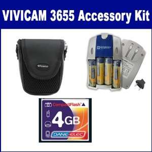  Vivitar ViviCam 3655 Digital Camera Accessory Kit includes 