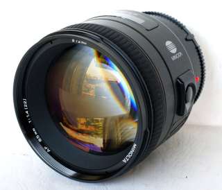 MINOLTA Sony AF 85mm F1.4 G Lens EX++9.5/10  