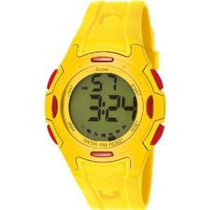   Multi Function Green Digital Dial Yellow Rubber