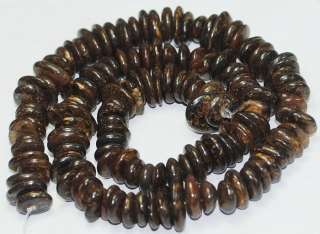 4x13mm Brown Bronzite Nugget Beads 16  