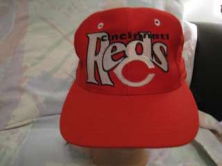 Mens Ladies 7 Cincinnati Reds Fitted Hat Cap L@@K  