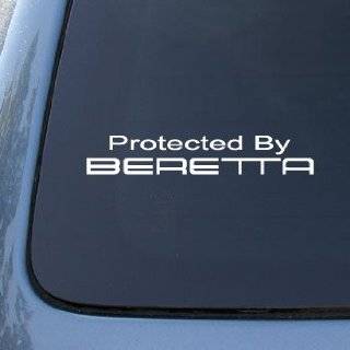 Protected By Beretta   Guns   Car, Truck, Notebook, Vinyl Decal 