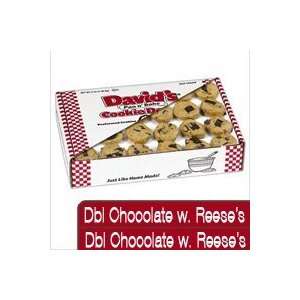 Davids Cookies 120302 Pre Formed Frozen Cookie Dough Dbl choc with 