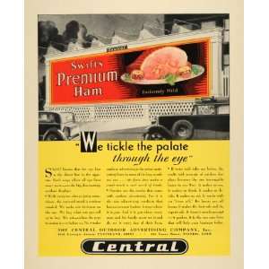   Ad Central Outdoor Billboard Advertising Swift Ham   Original Print Ad