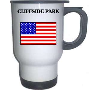  US Flag   Cliffside Park, New Jersey (NJ) White Stainless 