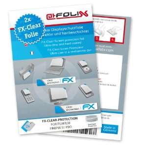  2 x atFoliX FX Clear Invisible screen protector for Fujifilm 
