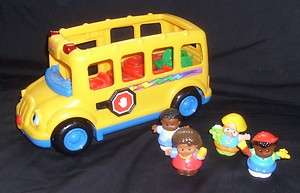 Little People School Bus w/ 4 People  