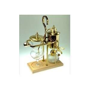  Royal Belgian Balancing Siphon Coffee Maker Gold Polished 