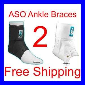 ASO Ankle Brace Support Stabilizer Guard 2 Braces New  